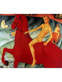 Постер DRABS A3 Петров-Водкин Кузьма Сергеевич, Купание красного коня