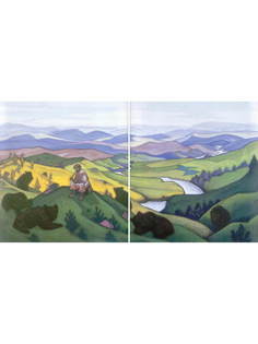 Постер DRABS A2 Рерих Николай Константинович, Чары звериные