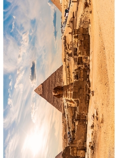 Постер DRABS А2 Большой Сфинкс у Великих пирамид Гизы, Египет