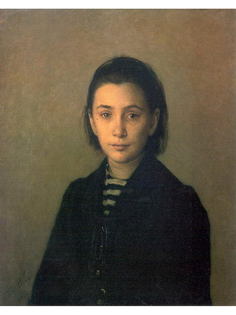 Постер DRABS A3 Ге Николай Николаевич, Портрет О.П.Костычевой