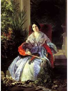 Постер DRABS A3 Брюллов Карл Павлович, Портрет княгини Е.П. Салтыковой