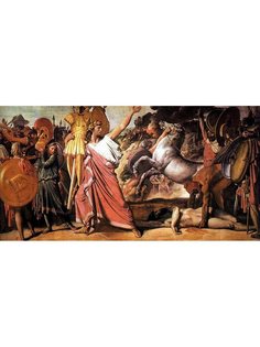 Постер DRABS A3 Жан Огюст Доминик Энгр, Ромул - победитель Акрона