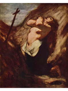 Постер DRABS A2 Домье, Оноре Викторьен, Мария Магдалина