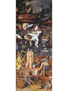 Постер DRABS A3 Иероним Босх 1450 60 1516 , Музыкальный ад