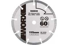 Алмазный диск Worx 115 x 1,6 x 9,5 мм