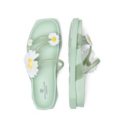 Шлепанцы женские Keddo 827790/01-06W зеленые 38 RU