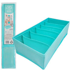 Органайзер для мелочей Save&Soft 32 х 16 х 9 см бирюзовый