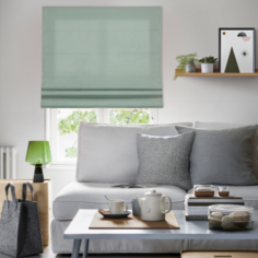 Римские шторы Eskar "Helena", цвет мятный, 60х160 см Эскар