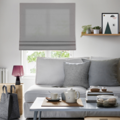 Римские шторы Eskar "Helena", цвет светло-серый, 100х175 см Эскар