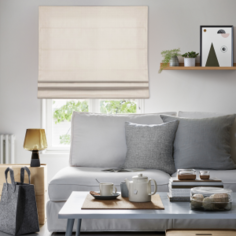 Римские шторы Eskar "Helena", цвет экрю, 140х190 см Эскар