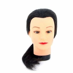 Голова учебная Dewal, брюнетка, натуральные волосы 45-50 см M-4151L-401