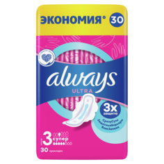 Прокладки always Ultra Super Quatro 30шт