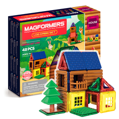 Магнитный конструктор MAGFORMERS 705006 Log cabin set