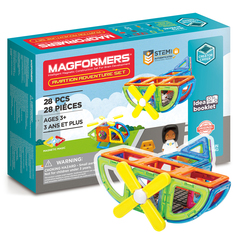 Магнитный конструктор Aviation Adventure Set MAGFORMERS 207003