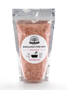 Розовая гималайская соль для ванн Salt Of The Earth 1 кг (мелкий помол)