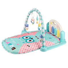 Развивающий коврик для детей AMAROBABY NIGHT OWL, 80x65x45 (СОВА) мятный