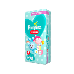 Подгузники-трусики Pampers Pants Малышарики Maxi (9-15 кг), 54 шт.