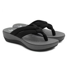 Шлепанцы женские Clarks Arla Kaylie 26159872 черные 37 EU