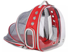 Рюкзак-переноска для кошек и собак Petsy 42x32x29см красный