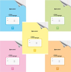 Тетрадь Brauberg Галантные роботы 104780, линия, обложка мелованный картон, офсет, 12 л Greenwich Line