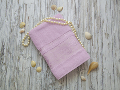 Махровое полотенце подарочное Лоран 70х140 сиреневый, УП-023-06 Tete A Tete