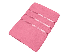 Махровое полотенце Ленты 50х80 розовый, в подарочной коробке, УП-001-08к Aisha