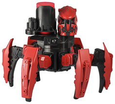 ИГРОЛЕНД Робот-паук боевой на РУ, стреляет поролон., патронами, свет,звук, АКБ,ABS