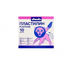Пластилин классический dadi 20г 10 цв. DPL20-10A 1435974 No Brand