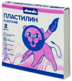Пластилин классический dadi 20г 8 цв. DPL20-08A 1435973 No Brand