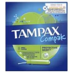 Тампоны Tampax Super Single 8шт