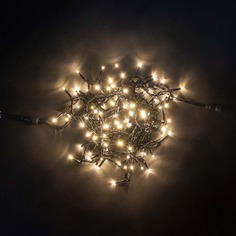 Световая гирлянда новогодняя Laitcom нить классика PST100-11-1WW 10 м белый теплый