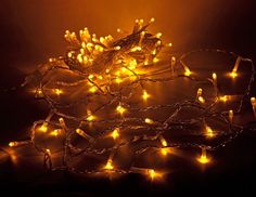 Световая гирлянда новогодняя Laitcom нить классика PST100-10-1Y 10 м желтый