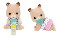 Игровой набор sylvanian families «хомяки-двойняшки»
