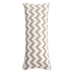 Подушка ортопедическая (Валик) AMARO HOME Eco Line 20х50 см, (Зигзаг кофе), коричневый