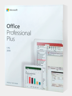 Microsoft Office 2019 pro plus box
