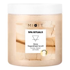 Скраб для тела Mixit Spa Rituals сахарно-солевой c экстрактами кокоса и миндаля 250 мл
