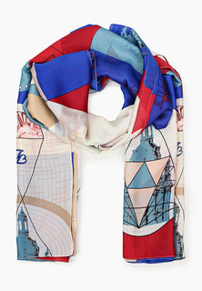 Палантин женский Marco Bonne` JC-47SV синий, 185х90 см