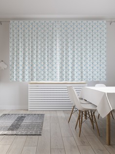 Шторы JoyArty с фотопечатью "Японские веера" из сатена, 290х180 см