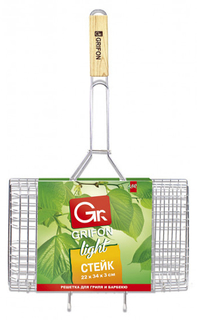 Решетка-гриль Grifon Light стейк 610-005 220 x 340 x 30 мм
