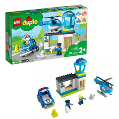 Конструктор LEGO DUPLO Town 10959 Полицейский участок и вертолёт