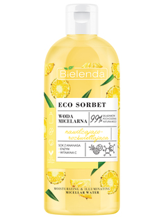 ECO SORBET Pineapple Мицеллярная вода увлажняющая с эффектом осветления, 500 мл Bielenda