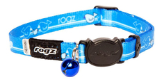 Ошейник для кошек Rogz KiddyCat S-11мм, 31 см CB07N, Голубой