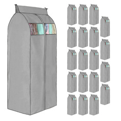 Чехол для одежды на перекладину Paxwell Ордер Про 140х50, серый, 20шт. в уп.