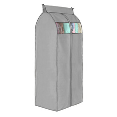 Чехол для одежды на перекладину Paxwell Ордер Про 140х50, серый