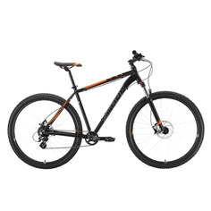 Велосипед горный Stark22 Hunter 29.3 HD чёрный/оранжевый XL(22")(HQ-0005005)