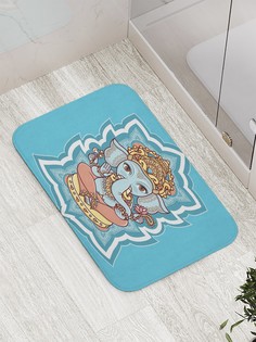 Коврик JoyArty "Детский ганеша" для ванной, сауны, бассейна, 77х52 см