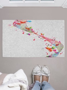 Придверный коврик JoyArty "Бабочки в танце" для обуви 75x45 см