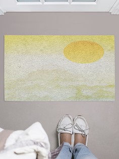 Придверный коврик JoyArty "Палящее японское солнце" для обуви 75x45 см