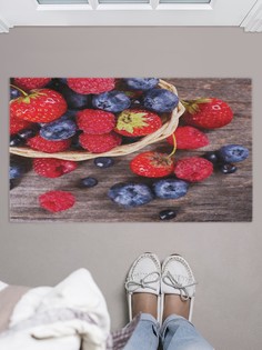 Придверный коврик JoyArty "Фруктовая корзина" для обуви 75x45 см