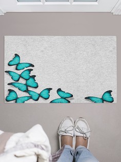 Придверный коврик JoyArty "Ловля бабочек" для обуви 75x45 см